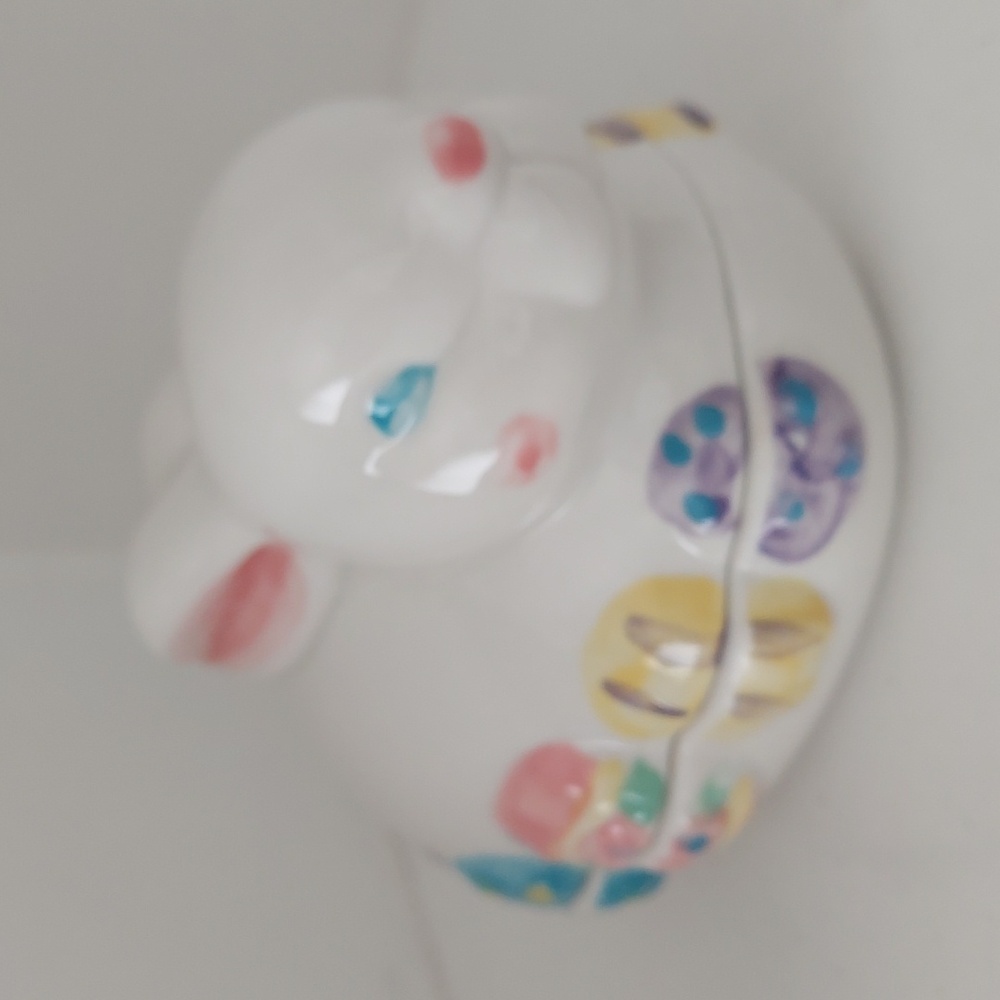Hermitage Pottery Easter Bunny Candy Dish